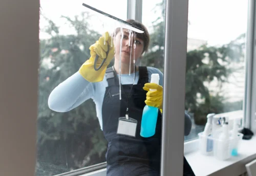 Nettoyage de vitres intérieures et extérieures à Mellac